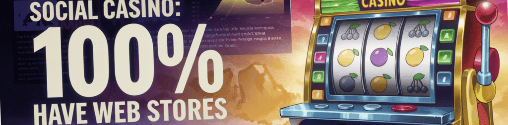 Header image for the Social Casino Games section of the report.