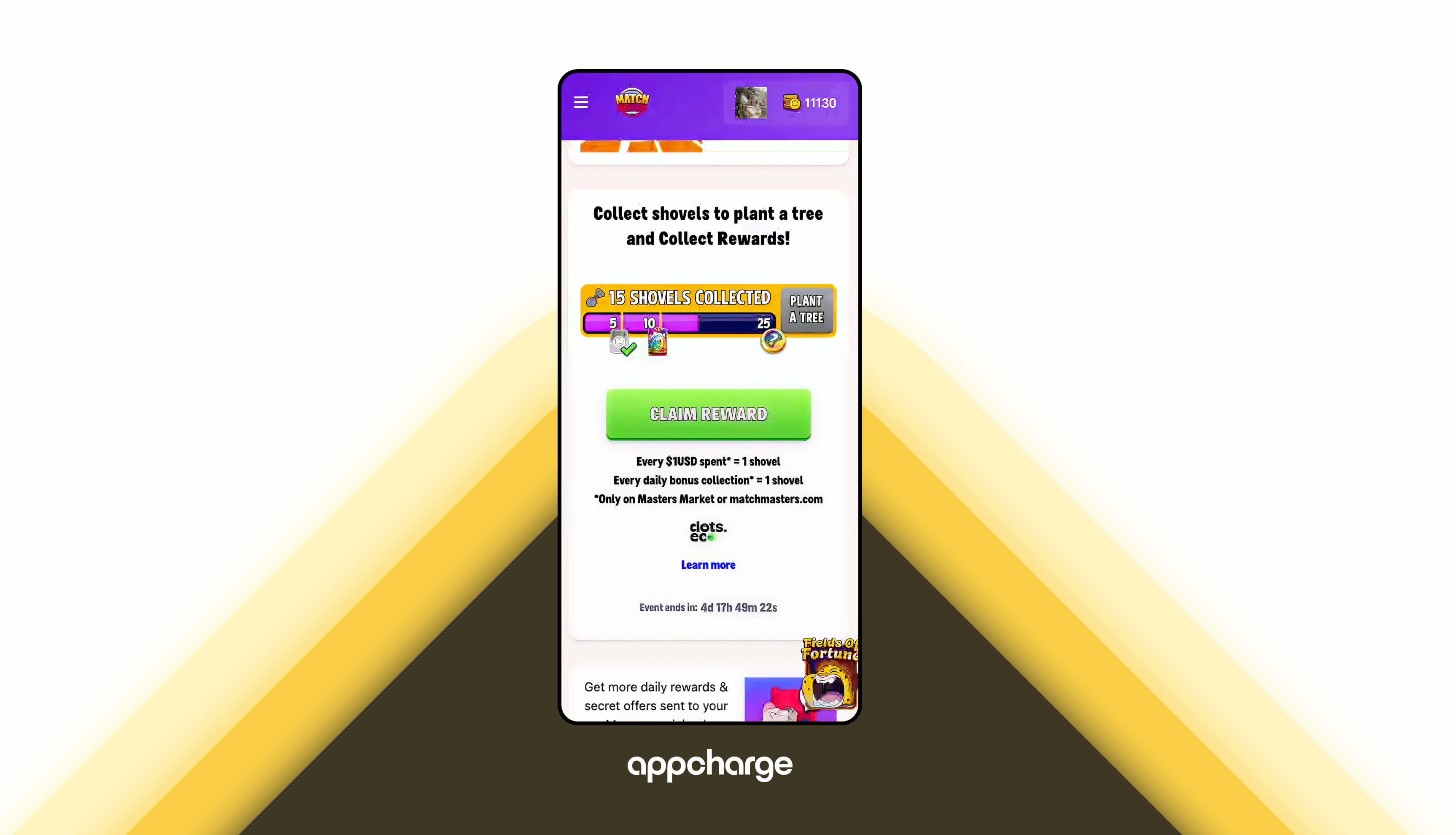 Appcharge and Dots.eco partnership graphic